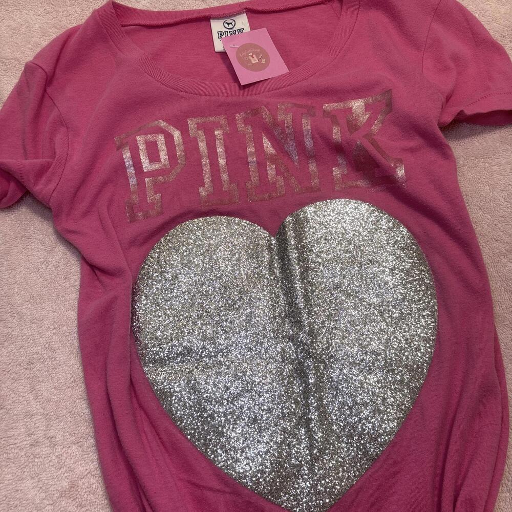 y2k PINK victoria's secret baby tee - Picture 4 of 5